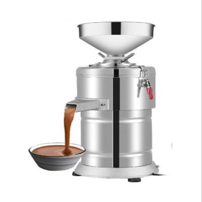 15Kg/H Peanut Butter Maker 1100W Electric Commercial Walnuts Nuts Stuff Grinding Mi-ller Home Almond Sesame Pulping Machine(Round Body)