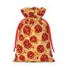 Svvcxzza 3d Pizza Pepperoni Print Christmas Gift Bags,Festive Holiday Gift Wrap Bags With Drawstring,Xmas Bags For Gifts view 2