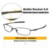 2 Pairs Ear Socks Replacement Temple Sleeves for Oakley Bottle Rocket 4.0 OX3009/Bottle Rocket 2.0 OX3007 Eyeglasses Frame, Silicone Soft Black Ear Tips view 4