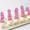 24 PCS One More Day Cupcake Toppers Glitter Wedding Rehearsal Dinner Cupcake Picks Decoration for Wedding Countdown Theme Party Cake Decorations Supplies Rose Red view 4