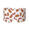 Hotdog Fun Food Hot Dog Sleeping Mask for for Home Sleep Travel Shift Work Adjustable Strap view 1