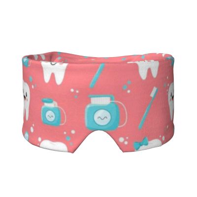 Soft Pink Dental Toothpaste Comfortable Sleeping Mask for for Home Sleep Travel Shift Work