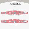 Soft Pink Dental Toothpaste Comfortable Sleeping Mask for for Home Sleep Travel Shift Work view 2