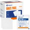100Pcs Sterile Gauze Pads 3x3 Inch 12-Ply, 100% Cotton 3x3 Soft Gauze for Daily Scrapes & Facial Cleansing, Medical-Grade Sterile Gauze Pads First Aid Kit Supplies view 1