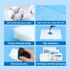 100Pcs Sterile Gauze Pads 3x3 Inch 12-Ply, 100% Cotton 3x3 Soft Gauze for Daily Scrapes & Facial Cleansing, Medical-Grade Sterile Gauze Pads First Aid Kit Supplies view 3