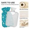 Star of David Blue hot Water Bottle with Soft Cover, 2L Water Bags for Tummy Warmer, Neck and Shoulder Pain Relief, compresas calientes para el vientre view 4