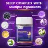 9-in-1 Melatonin Gummies 10mg, Natural Herbal Sleep Aids for Adults, Sleep Gummies with Magnesium Glycinate, Valerian Root, L-Theanine and Vitamin B6, etc, 45 days supply, Non GMO, Berry Flavored view 2