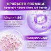 9-in-1 Melatonin Gummies 10mg, Natural Herbal Sleep Aids for Adults, Sleep Gummies with Magnesium Glycinate, Valerian Root, L-Theanine and Vitamin B6, etc, 45 days supply, Non GMO, Berry Flavored view 3