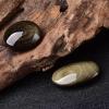 MIXIUJIEN Natural Golden Obsidian Crystal Healing Stone 1.62.0 inch Large Oval Palm Stone with Gold Sheen for Meditation and Energy Balance view 3