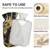 Black and Golden Dragon hot Water Bottles with Soft Cover, 2L hot Compress for Tummy Warmer, Pain Relief, compresas calientes para el vientre view 4