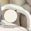 Portable Toilet Seat with Armrests and Lid, Tissue Holder, Easy to Clean, Indoor/Outdoor Use, Two Inner Barrels, No Power Connection Required view 3