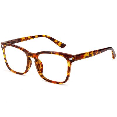 WINTOO Blue Light Glasses for Woman Men | 99% Blue Light Blocking Glasses | Computer Glassess | Gaming | TV Phone Screen Reader Square Frame | Anti Eyestrain & UV Glare,1 Pack