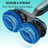 Frescares Replacement Steam Mop Pads for Pursteam ScrubMaster Steam Mop Cleaner,Steam & Scrub All-in-One Scrubbing and Sanitizing Dirt Grip Scrub Washable Pad (2blue) view 3