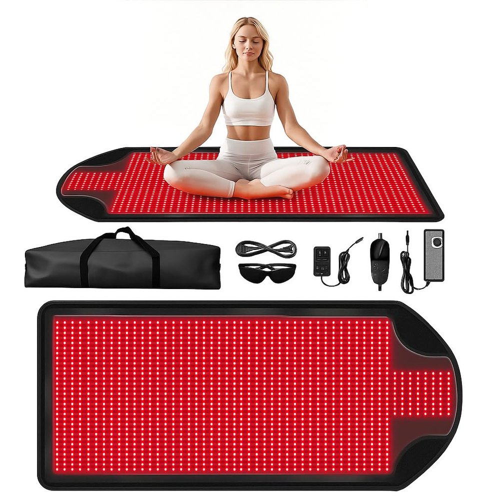 Full Size LED Light Mat, 74.8 33.5 in, 1370 LEDs, Comfortable Home Use Design