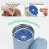2 Pack Vial Storage Inserts for 32oz Hydrapeak Food Jars - Compatible with 3ml/10ml Vials, Dishwasher-Safe Peptide Organizer for Travel, Wellness & Fridge (No Vials/Jars Included) view 4
