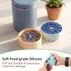 2 Pack Vial Storage Inserts for 32oz Hydrapeak Food Jars - Compatible with 3ml/5ml Vials, Dishwasher-Safe Peptide Organizer for Travel, Wellness & Fridge (No Vials/Jars Included) view 3