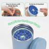 2 Pack Vial Storage Inserts for 32oz Hydrapeak Food Jars - Compatible with 3ml/5ml Vials, Dishwasher-Safe Peptide Organizer for Travel, Wellness & Fridge (No Vials/Jars Included) view 4