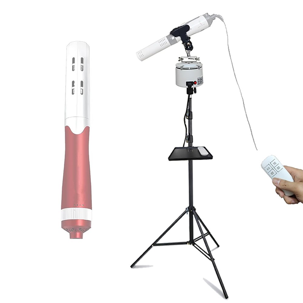 Terahertz Physiotherapy Machine Stand - 2.1M Self-Service Electric 3-Pod with Remote Control, Adjustable 0-360 Rotation, 30/60 Min Timer for Effective Healing