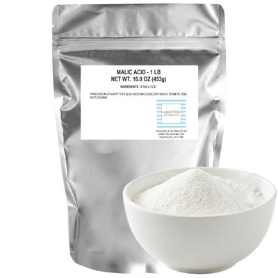 Malic Acid, 1 Pound Bulk Bag, Hampton Distribution