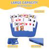 2 Pack Playing Cards Holder for Little Hands or Arthritis Hand,Three Layers Design for UNO Game Nights,Poker,Canasta,Adults,Kids SeniorsPlaying Card Accessories for Family Gatherings and Travel view 3
