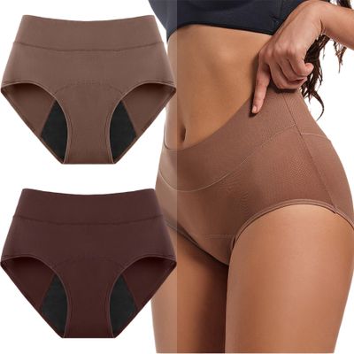 Incontinence Underwear for Women 55+, Reusable 4-Layer Leak-Proof Underwear (2 Pack B,Small)