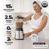 Complement Vegan Chocolate Protein Powder - Organic Protein Low Carb, Low Calorie, Sugar Free, Soy Free, Non-GMO, Gluten Free - 15g Yellow Pea, Pumpkin Seed Protein Powder (1 Serving) view 2