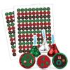 2,500 Ct Hershey Holiday Christmas Kisses In Red, Green, Silver Foils with Free Exclusive Kiss Stickers For DIY Favors, Gifting, Christmas Candy Buffets & More view 2