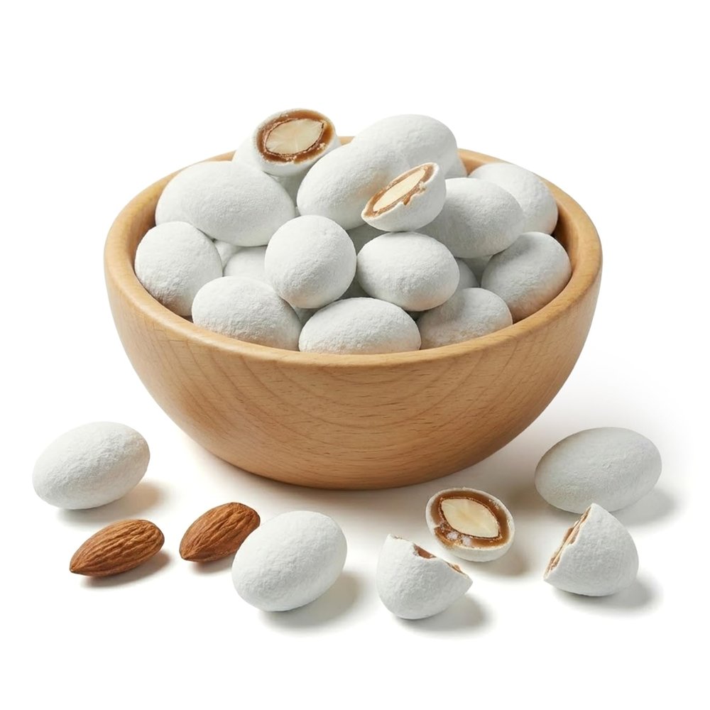 NY Spice Shop Toffee Almonds Candies - 1 Pound Gourmet Almond Truffle Snacks - Perfect for Snack Mix Treats, Festive Sweet Nut Snacks, Seasonal Candy Buffet and Gift Treats