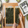 Kimnori Organic Sushi Nori Seaweed, Full-Size and Half-Cut Sheets, Premium Roasted Laver for Korean Gimbap, Japanese Sushi Rolls view 2