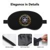 2nd Infantry Division Veteran Polyester Satin 3PCS Blackout Sleep Mask Adjustable Strap Men Women Comfortable Eyeshade Night Travel0 view 3
