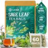Lavitali, Sage Leaves Tea Bags | 60 bags, 100% Pure Herbal Tea | Caffeine-Free, Antioxidant-Rich, Eco-Friendly Filter Bag | Daily Natural Botanical, Hot or Iced Herbal Infusion view 1
