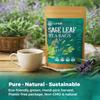Lavitali, Sage Leaves Tea Bags | 60 bags, 100% Pure Herbal Tea | Caffeine-Free, Antioxidant-Rich, Eco-Friendly Filter Bag | Daily Natural Botanical, Hot or Iced Herbal Infusion view 4
