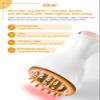 Kitusi Leg Massager for Circulation and Pain Relief, Lymphatic Drainage & Varicose Veins Support - Calf, Foot & Knee Massager with SoothingPulse, Heat, Light & Vibration - White view 2