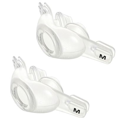 2 Pack Swift FX Nasal Pillow Cushion Medium Compatible with ResMed Swift FX CPAP Mask, Dual-Wall Pillows C Pap Replacement Supplies Part for Swift FX