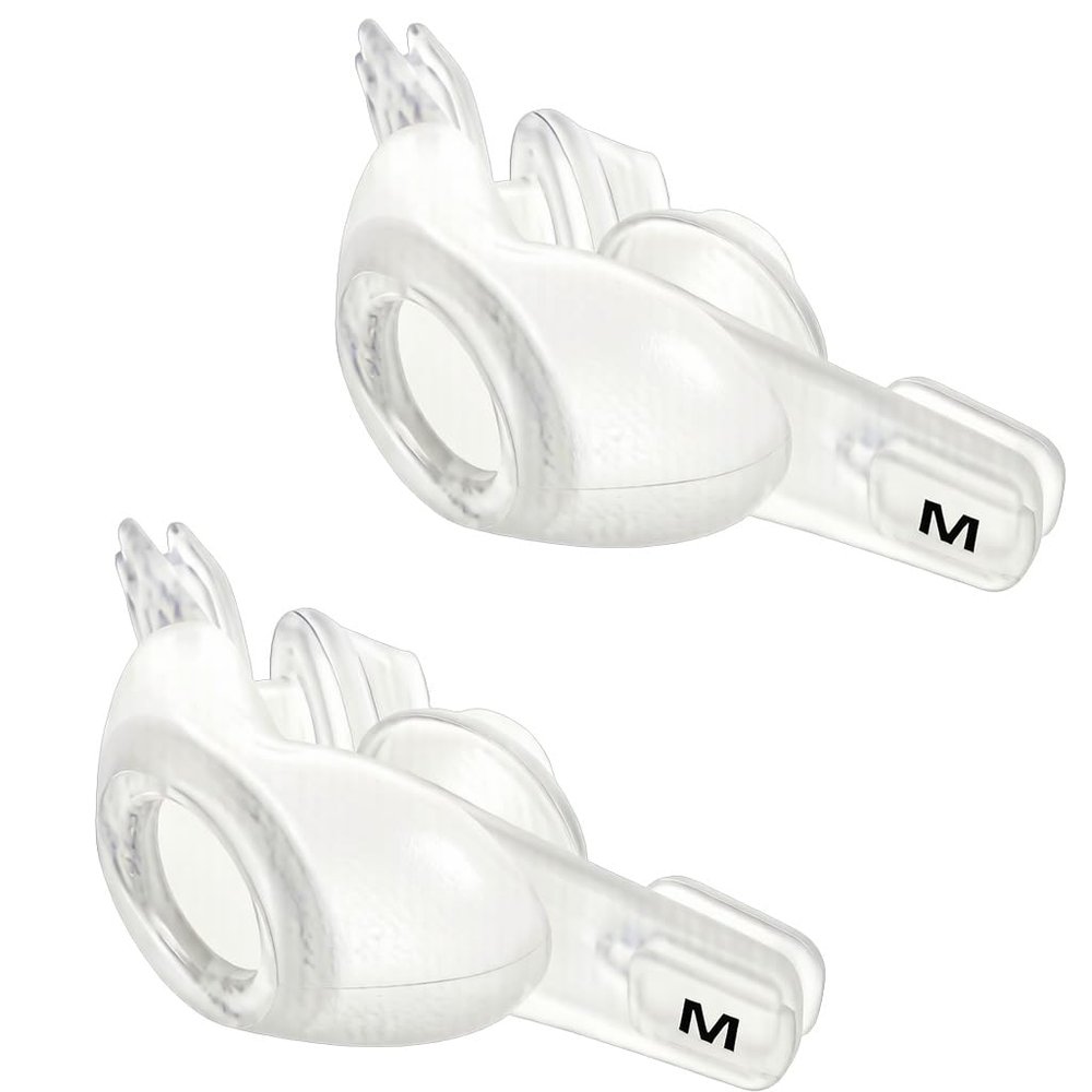 2 Pack Swift FX Nasal Pillow Cushion Medium Compatible with ResMed Swift FX CPAP Mask, Dual-Wall Pillows C Pap Replacement Supplies Part for Swift FX