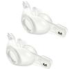 2 Pack Swift FX Nasal Pillow Cushion Medium Compatible with ResMed Swift FX CPAP Mask, Dual-Wall Pillows C Pap Replacement Supplies Part for Swift FX view 1