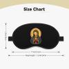 Holly Mary Blessed Virgin Mary Our Lady of Guadalupe Mother of God Polyester Satin 3PCS Blackout Sleep Mask Adjustable Strap Men Women Comfortable Eyeshade Night Travel7 view 4