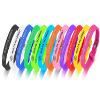 12 Pack-Sulfa Allergy Medical Alert ID Bracelets 10mm Silicone Rubber Medical Alert ID Adjustable Belt Buckle Wristband for Men Women view 1