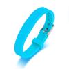 12 Pack-Type 1 Diabetes Medical Alert ID Bracelets 8mm Silicone Rubber Medical Alert ID Adjustable Belt Buckle Thin Wristband for Unisex view 4