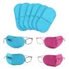 Eye Patch 6pcs Solid Color Reusable Non-Woven Eye Patch Eyeglasses Patches for Glasses(Black) view 2