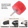 Cryfokt 1in Copper Pipe Cleaner with 1/4in Hex Shank, Metal Brushes Replacement, Aluminum Alloy Body Steel Brushes for Cleaning, Threaded Twist Cover, Hand Drill Plumbing Tools Set view 4