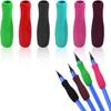 12Pcs Colorful Foam Pencil Grips, Writing Aid for Right and Left-Handed Use, Soft Slip-On Holders for Pens, Paint Brushes, Drawing and Handwriting (6) view 1