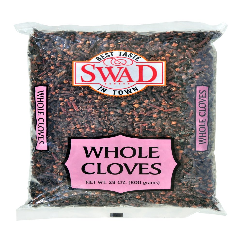 SWAD (Laung) Whole Cloves 28oz (800g) Premium Aromatic Spice from India|Natural Aroma Ideal for Cooking, Baking Tea, Pomander Balls & Potpourri & Home Remedies NON-GMO|Kosher|Vegan|Gluten Friendly