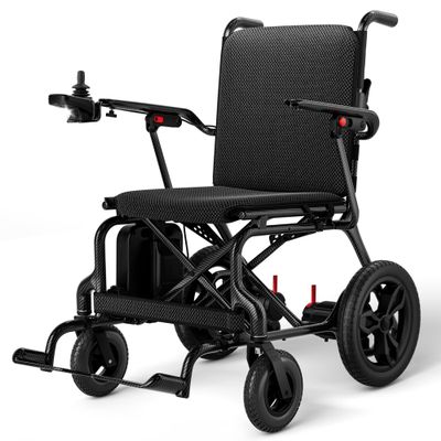 100% Carbon Fiber Electric Wheelchair, Lightweight, Foldable
