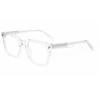 BETSION Retro Fashion Acetate Square Eyeglasses Frames Reading glasses Men Women Vintage 3026 (Crystal White C2, 0.50, x) view 1
