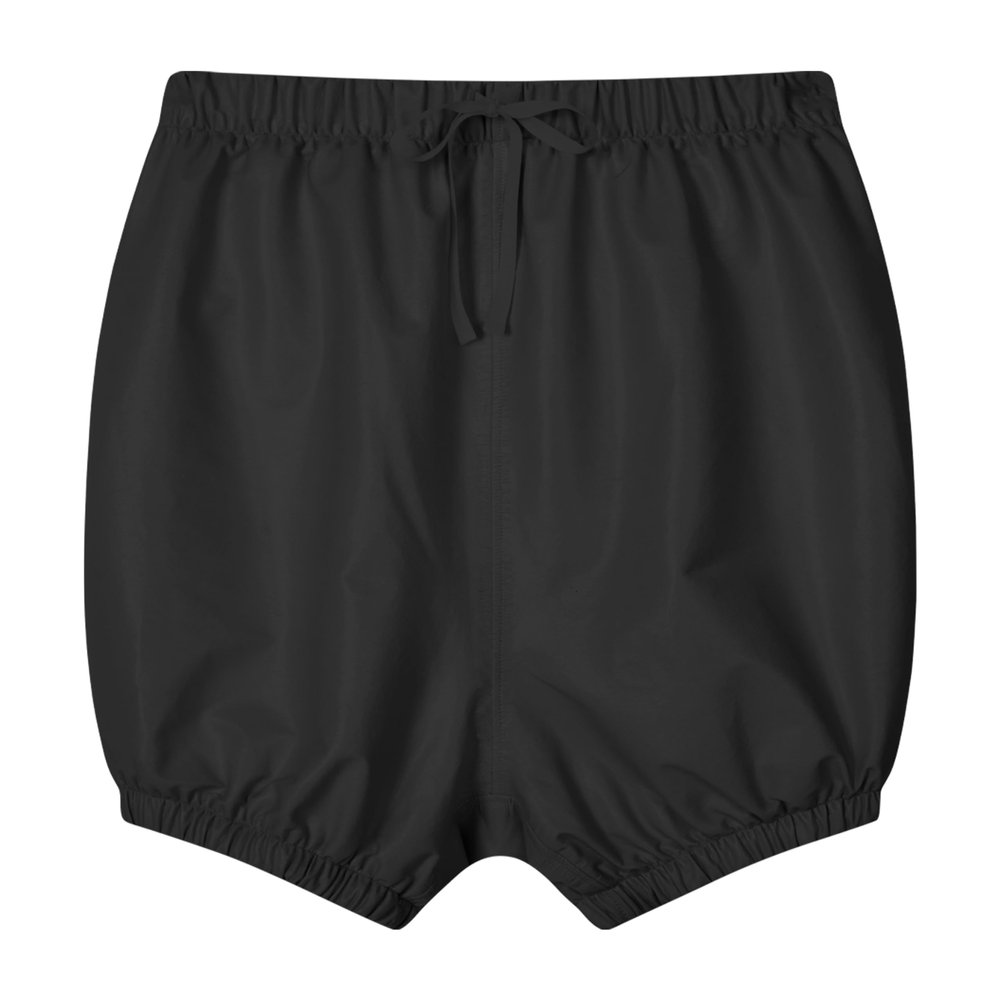Codida Adult Leakproof Plastic Pants Diaper Cover, Washable Incontinence Underwear, Reusable Briefs for Men and Women (Black-S)
