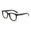 BETSION Retro Fashion Acetate Square Eyeglasses Frames Reading glasses Men Women Vintage 3026 (Blue Tortoise C6, 6, x) view 1