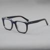 BETSION Retro Fashion Acetate Square Eyeglasses Frames Reading glasses Men Women Vintage 3026 (Blue Tortoise C6, 6, x) view 2