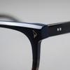 BETSION Retro Fashion Acetate Square Eyeglasses Frames Reading glasses Men Women Vintage 3026 (Blue Tortoise C6, 6, x) view 3