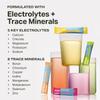 Proper Hydration Sticks Electrolyte Powder Drink Mix Packets with Trace Minerals for Rapid Hydration Naturally Flavored No Artificial Sweeteners Lemon Lime, 15 Servings view 4